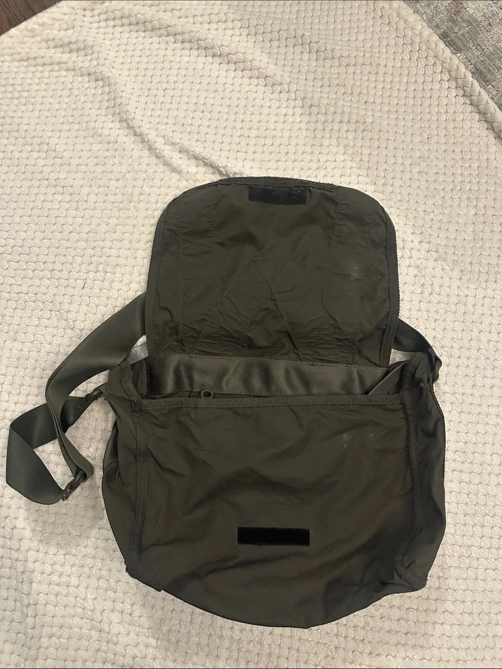 Marc by Marc Jacobs Black Messenger Bag with Adjustable Strap